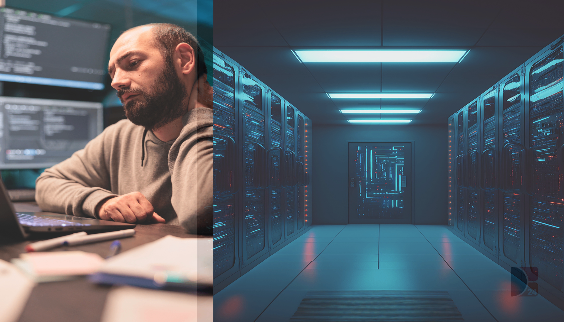 Data center server room